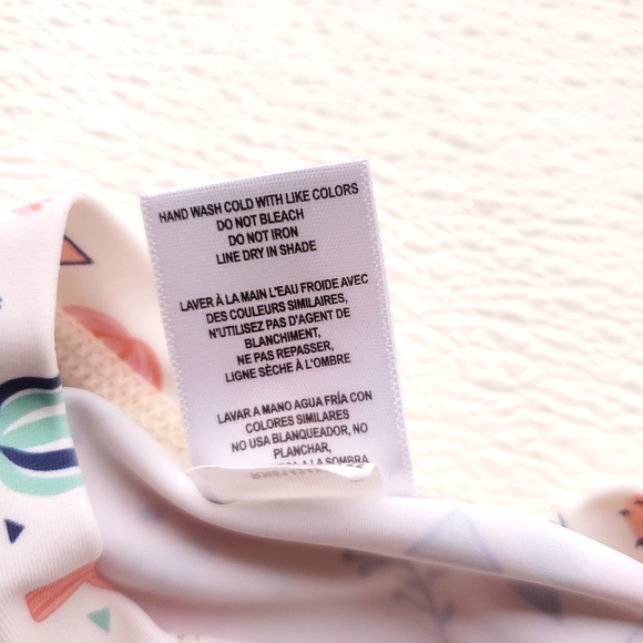 Ruffle Butts Rashguard Top Long-sleeve Orange Cactus 12-18 Months - Picture 4 of 4